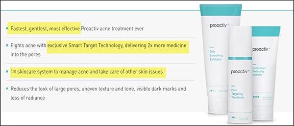 Proactiv il backup della loro promessa con fatti.