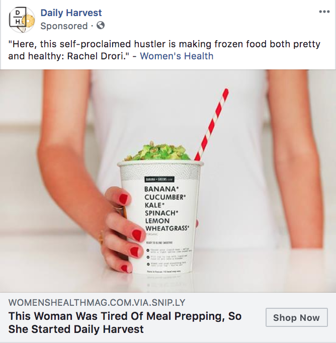 Facebook Ad Example